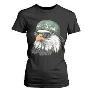 Philadelphia Fan T Shirt For Women Retro Eagle Sports Fan TS10 Black Print Your Wear