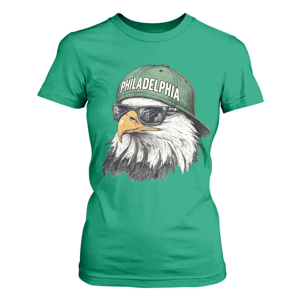 Philadelphia Fan T Shirt For Women Retro Eagle Sports Fan TS10 Irish Green Print Your Wear