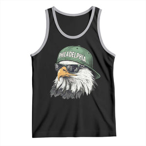 Philadelphia Fan Tank Top Retro Eagle Sports Fan TS10 Black Athletic Heather Print Your Wear