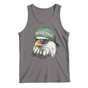 Philadelphia Fan Tank Top Retro Eagle Sports Fan TS10 Deep Heather Print Your Wear