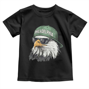 Philadelphia Fan Toddler T Shirt Retro Eagle Sports Fan TS10 Black Print Your Wear