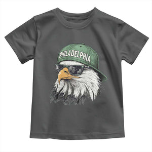 Philadelphia Fan Toddler T Shirt Retro Eagle Sports Fan TS10 Dark Heather Print Your Wear