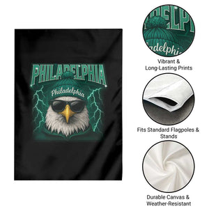 Philadelphia Fan Garden Flag Retro Eagle Bootleg Sports Fan TS10 Print Your Wear