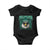 Philadelphia Fan Baby Onesie Retro Eagle Bootleg Sports Fan TS10 Black Print Your Wear