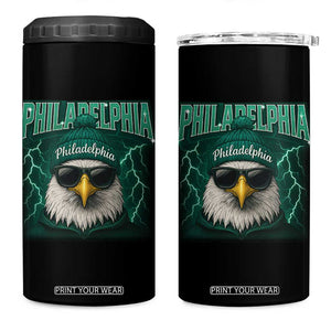 EF Game Day 4 in 1 Can Cooler Tumbler Retro Bootleg Sports Fan TS10 One Size: 16 oz Black Print Your Wear