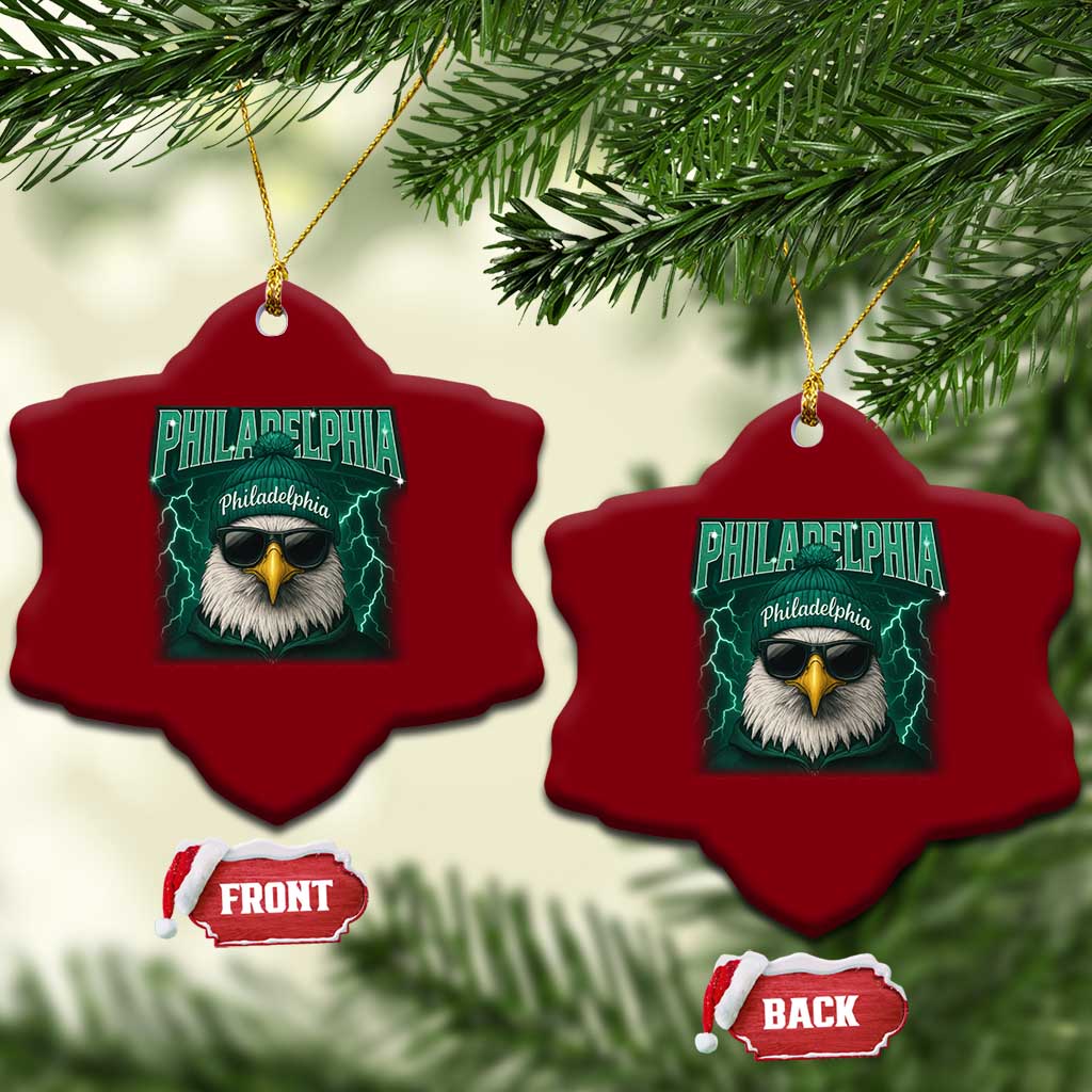 Philadelphia Fan Ceramic Ornament Retro Eagle Bootleg Sports Fan TS10 Print Your Wear