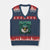 Philadelphia Fan V-Neck Knit Sweater Vest Retro Eagle Bootleg Sports Fan TS10 Navy Red Print Your Wear