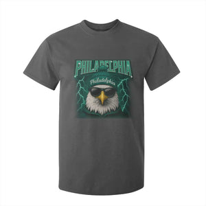 Philadelphia Fan T Shirt For Kid Retro Eagle Bootleg Sports Fan TS10 Dark Heather Print Your Wear
