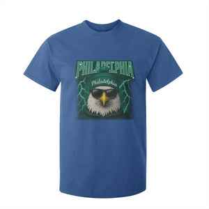 Philadelphia Fan T Shirt For Kid Retro Eagle Bootleg Sports Fan TS10 Royal Blue Print Your Wear