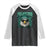 Philadelphia Fan Raglan Shirt Retro Eagle Bootleg Sports Fan TS10 Black White Print Your Wear