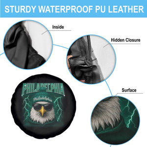 Philadelphia Fan Spare Tire Cover Retro Eagle Bootleg Sports Fan TS10 Print Your Wear