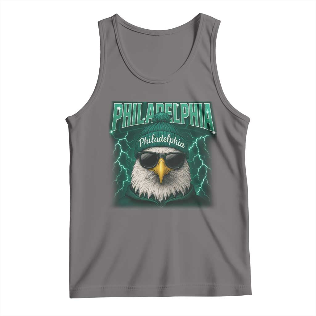 EF Game Day Tank Top Retro Bootleg Sports Fan TS10 Deep Heather Print Your Wear