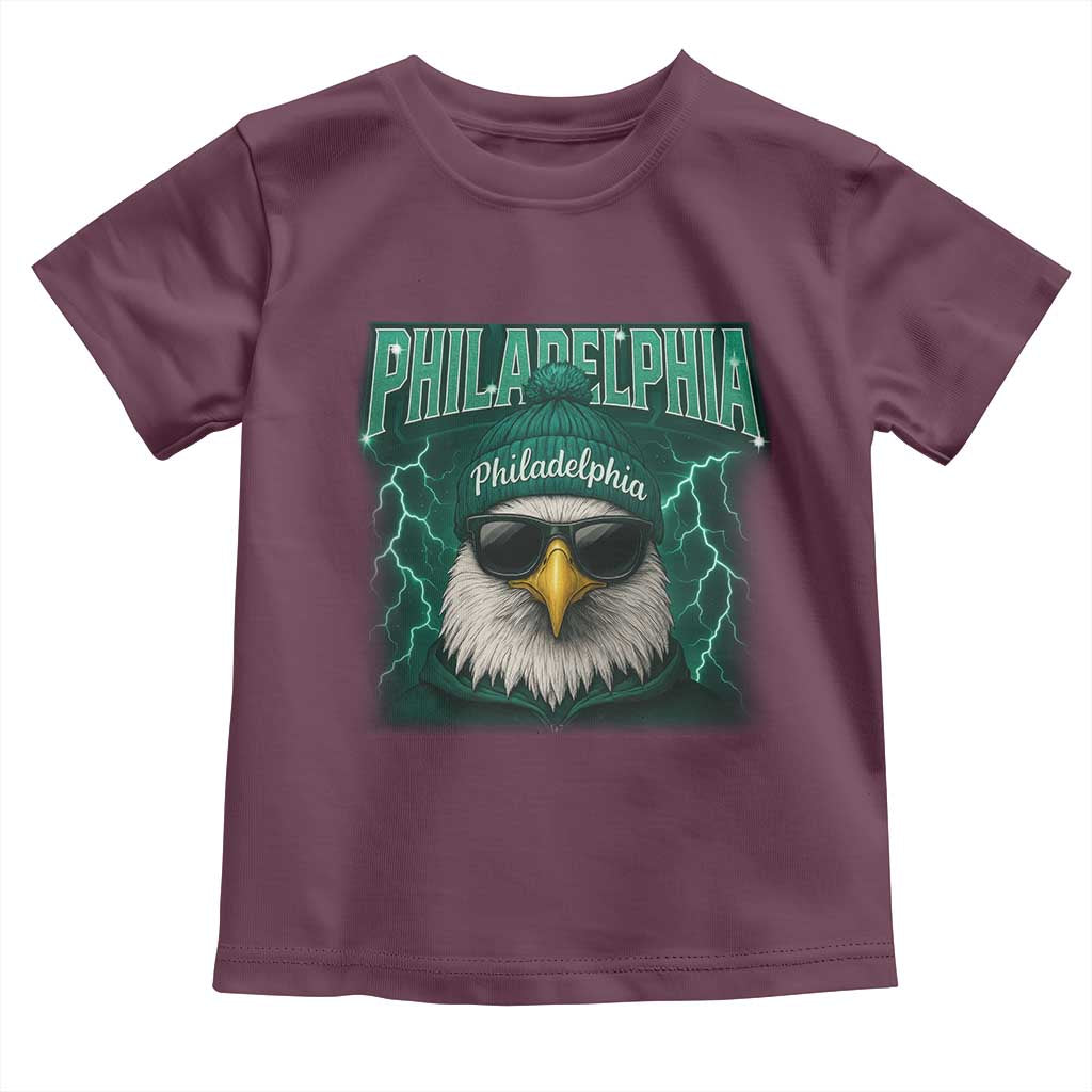 EF Game Day Toddler T Shirt Retro Bootleg Sports Fan TS10 Maroon Print Your Wear