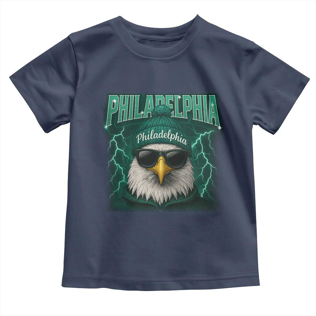 EF Game Day Toddler T Shirt Retro Bootleg Sports Fan TS10 Navy Print Your Wear