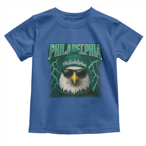 Philadelphia Fan Toddler T Shirt Retro Eagle Bootleg Sports Fan TS10 Royal Blue Print Your Wear