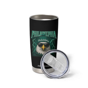 Philadelphia Fan Tumbler Cup Retro Eagle Bootleg Sports Fan TS10 Print Your Wear