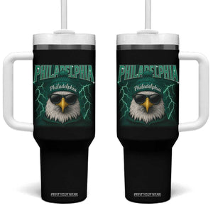 EF Game Day Tumbler With Handle Retro Bootleg Sports Fan TS10 One Size: 40 oz Black Print Your Wear