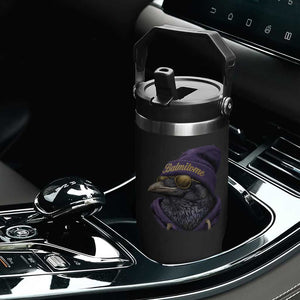Baltimore Flip Straw Tumbler Vintage Maryland Edgar Allan Poe Raven Game Day TS10 Print Your Wear