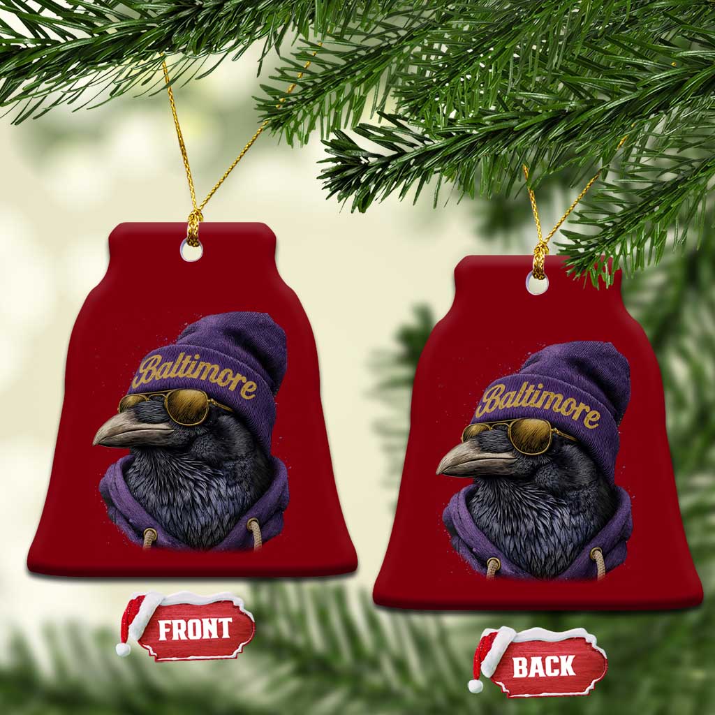RF Football Lover Ceramic Ornament Vintage Maryland Edgar Allan Poe The Flock Game Day TS10 Print Your Wear