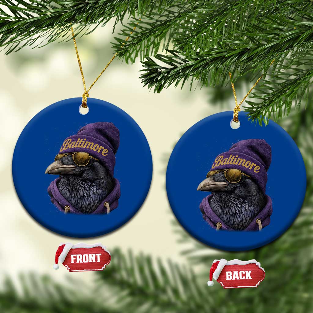 RF Football Lover Ceramic Ornament Vintage Maryland Edgar Allan Poe The Flock Game Day TS10 1pc Blue Print Your Wear