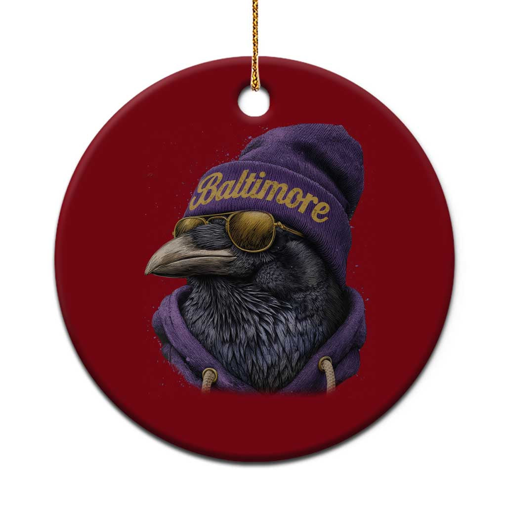 RF Football Lover Ceramic Ornament Vintage Maryland Edgar Allan Poe The Flock Game Day TS10 1pc Red Print Your Wear