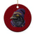 Baltimore Ceramic Ornament Vintage Maryland Edgar Allan Poe Raven Game Day TS10 1pc Red Print Your Wear