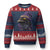 Baltimore Ugly Christmas Sweater Vintage Maryland Edgar Allan Poe Raven Game Day TS10 Navy Red Print Your Wear