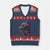 Baltimore V-Neck Knit Sweater Vest Vintage Maryland Edgar Allan Poe Raven Game Day TS10 Navy Red Print Your Wear