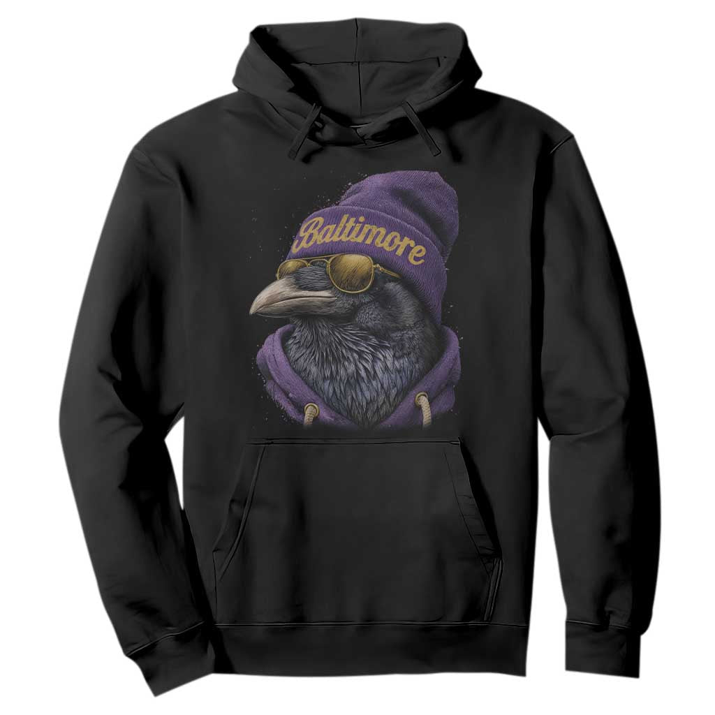 RF Football Lover Hoodie Vintage Maryland Edgar Allan Poe The Flock Game Day TS10 Black Print Your Wear