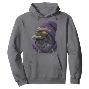 Baltimore Hoodie Vintage Maryland Edgar Allan Poe Raven Game Day TS10 Charcoal Print Your Wear