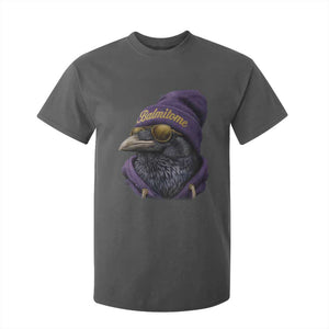 Baltimore T Shirt For Kid Vintage Maryland Edgar Allan Poe Raven Game Day TS10 Dark Heather Print Your Wear