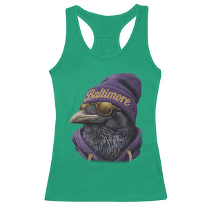 RF Football Lover Racerback Tank Top Vintage Maryland Edgar Allan Poe The Flock Game Day TS10 Irish Green Print Your Wear