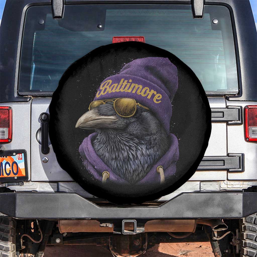 RF Football Lover Spare Tire Cover Vintage Maryland Edgar Allan Poe The Flock Game Day TS10 No hole Black Print Your Wear