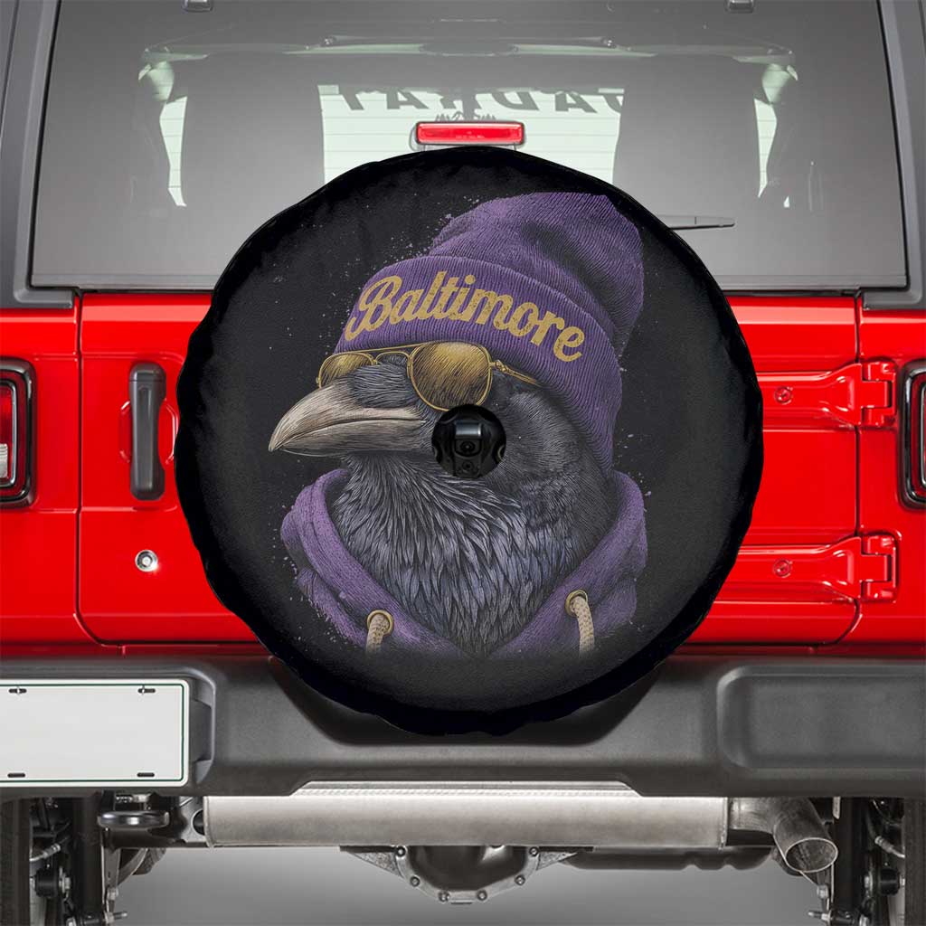 RF Football Lover Spare Tire Cover Vintage Maryland Edgar Allan Poe The Flock Game Day TS10 Black Print Your Wear