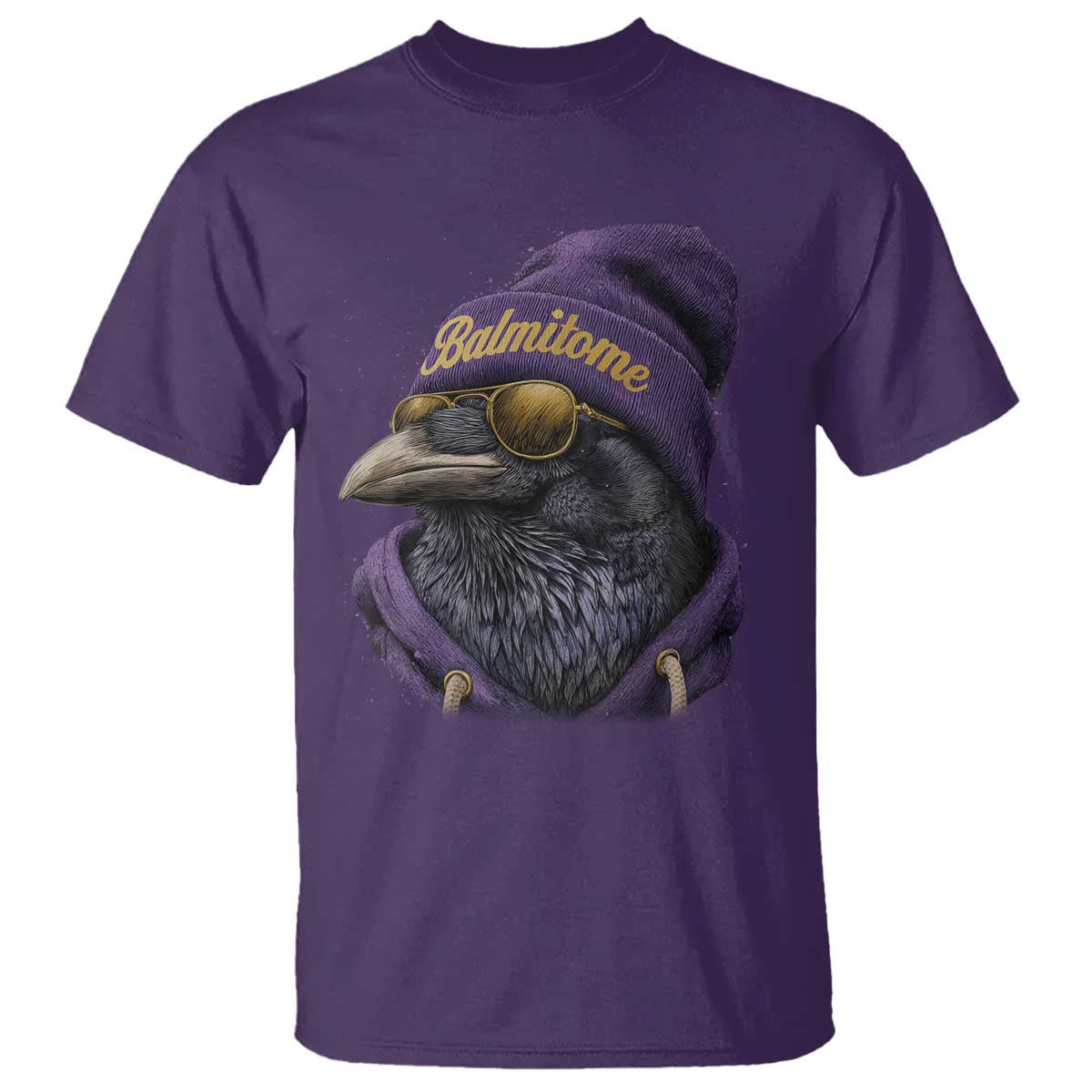 Baltimore T Shirt Vintage Maryland Edgar Allan Poe Raven Game Day TS10 Purple Print Your Wear