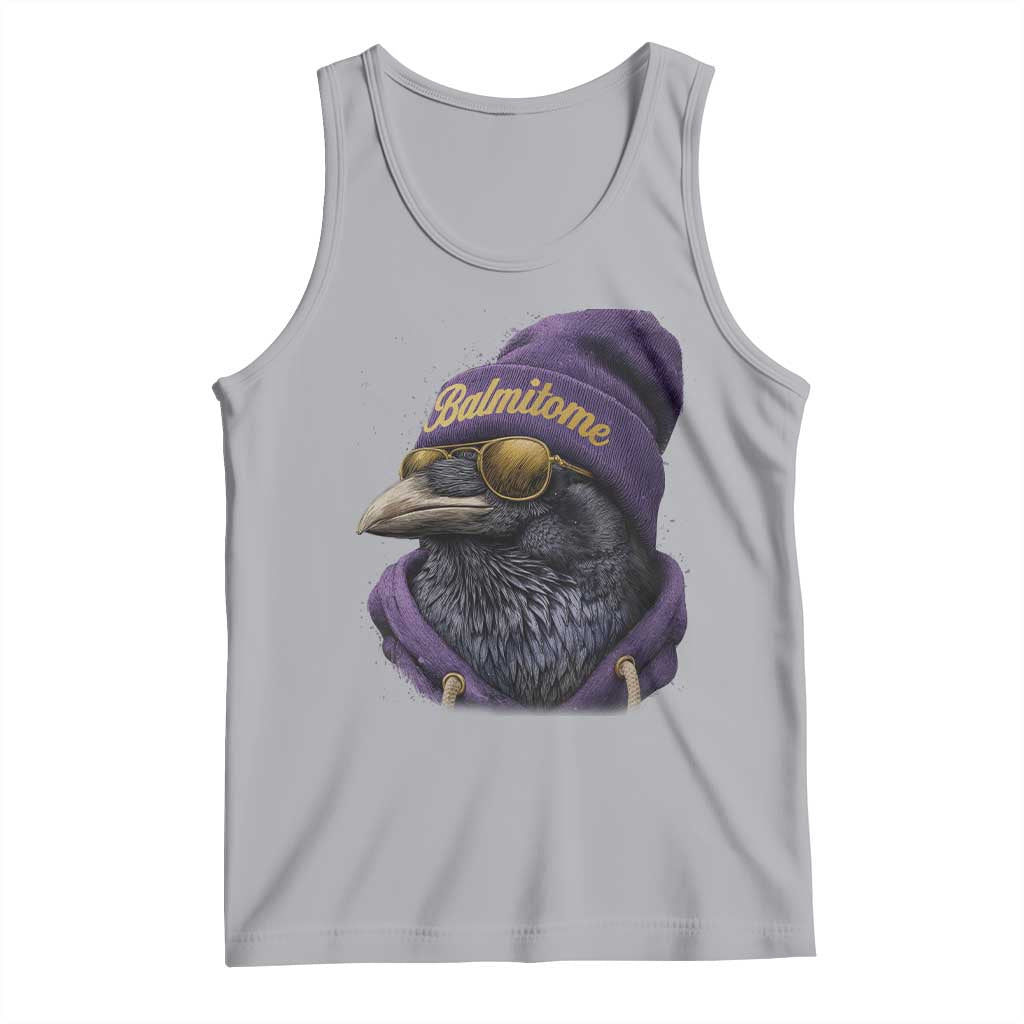 Baltimore Tank Top Vintage Maryland Edgar Allan Poe Raven Game Day TS10 Athletic Heather Print Your Wear