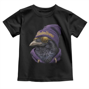 Baltimore Toddler T Shirt Vintage Maryland Edgar Allan Poe Raven Game Day TS10 Black Print Your Wear