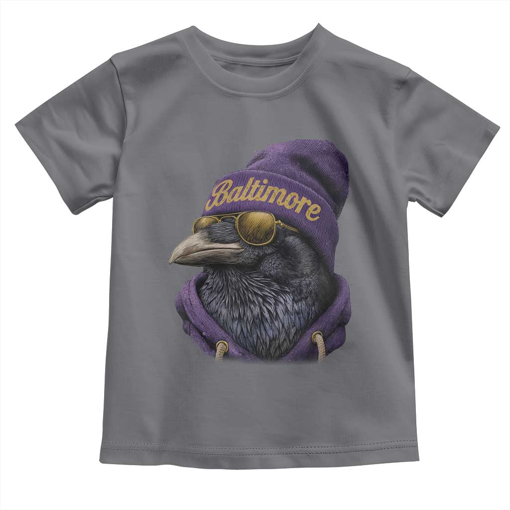 RF Football Lover Toddler T Shirt Vintage Maryland Edgar Allan Poe The Flock Game Day TS10 Charcoal Print Your Wear