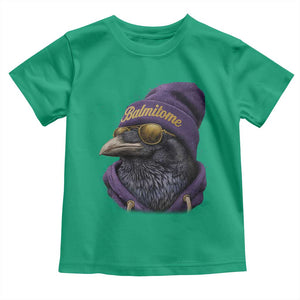 Baltimore Toddler T Shirt Vintage Maryland Edgar Allan Poe Raven Game Day TS10 Irish Green Print Your Wear