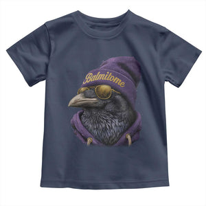 Baltimore Toddler T Shirt Vintage Maryland Edgar Allan Poe Raven Game Day TS10 Navy Print Your Wear