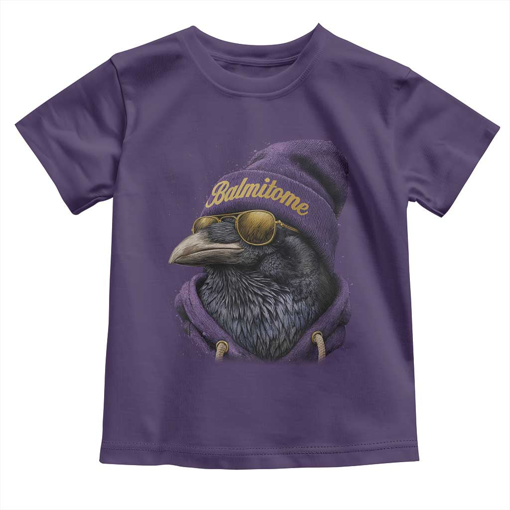 Baltimore Toddler T Shirt Vintage Maryland Edgar Allan Poe Raven Game Day TS10 Purple Print Your Wear