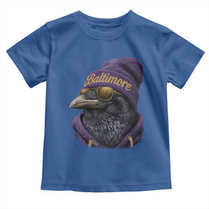 RF Football Lover Toddler T Shirt Vintage Maryland Edgar Allan Poe The Flock Game Day TS10 Royal Blue Print Your Wear
