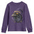 Baltimore Youth Sweatshirt Vintage Maryland Edgar Allan Poe Raven Game Day TS10 Purple Print Your Wear