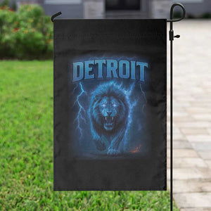 Retro Detroit Football Garden Flag Love Lions Bootleg Vintage Rap Tee TS10 Print Your Wear