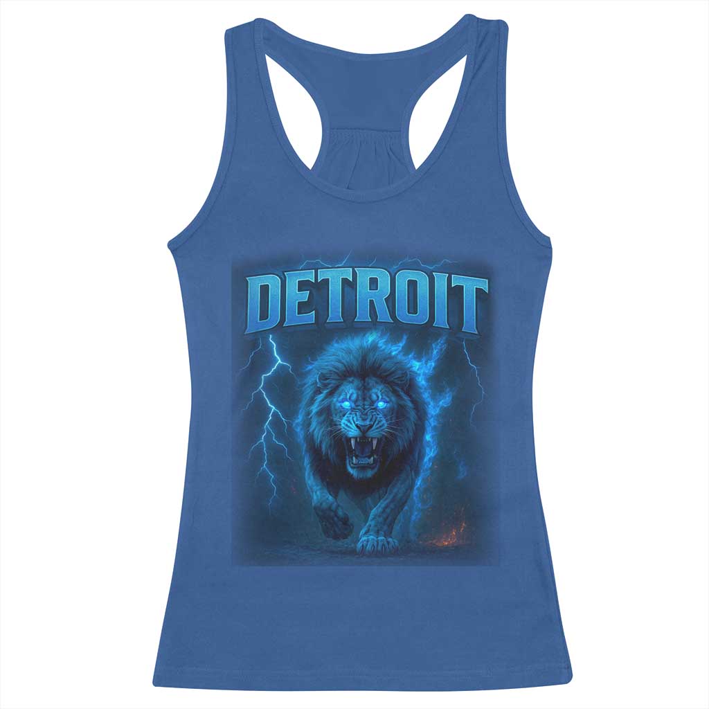Retro LF Football Racerback Tank Top Love DFL Bootleg Vintage Rap Tee TS10 Royal Blue Print Your Wear