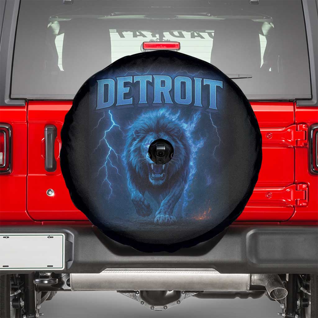 Retro Detroit Football Spare Tire Cover Love Lions Bootleg Vintage Rap Tee TS10 Black Print Your Wear