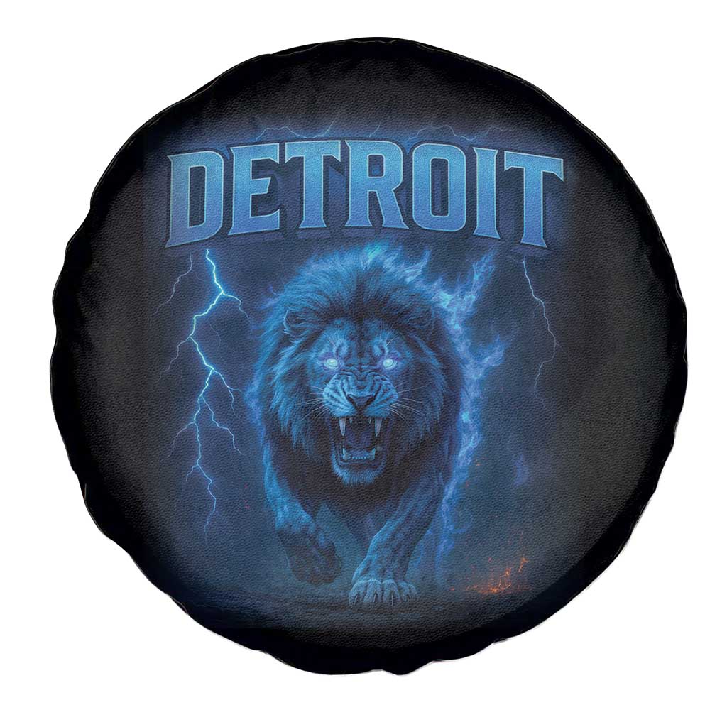 Retro Detroit Football Spare Tire Cover Love Lions Bootleg Vintage Rap Tee TS10 Print Your Wear