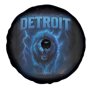 Retro Detroit Football Spare Tire Cover Love Lions Bootleg Vintage Rap Tee TS10 Print Your Wear