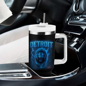 Retro Detroit Football Tumbler With Handle Love Lions Bootleg Vintage Rap Tee TS10 Print Your Wear