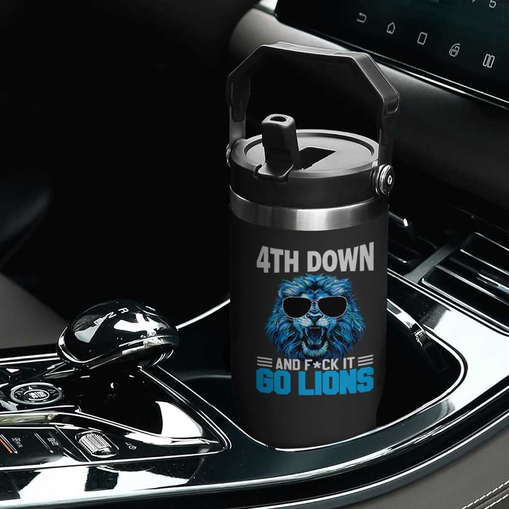 4th Down F*ck It LF Flip Straw Tumbler Funny Bold Game Day TS10 Print Your Wear